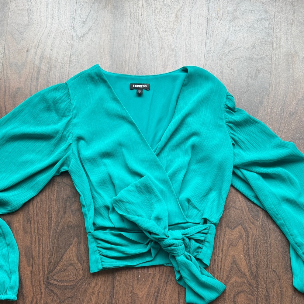 Express Wrap Blouse